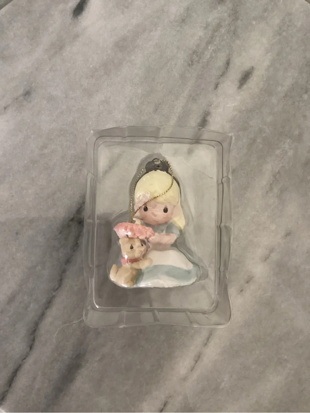 Hallmark Keepsake Disney Precious Moments Alice in Wonderland Holiday Ornament